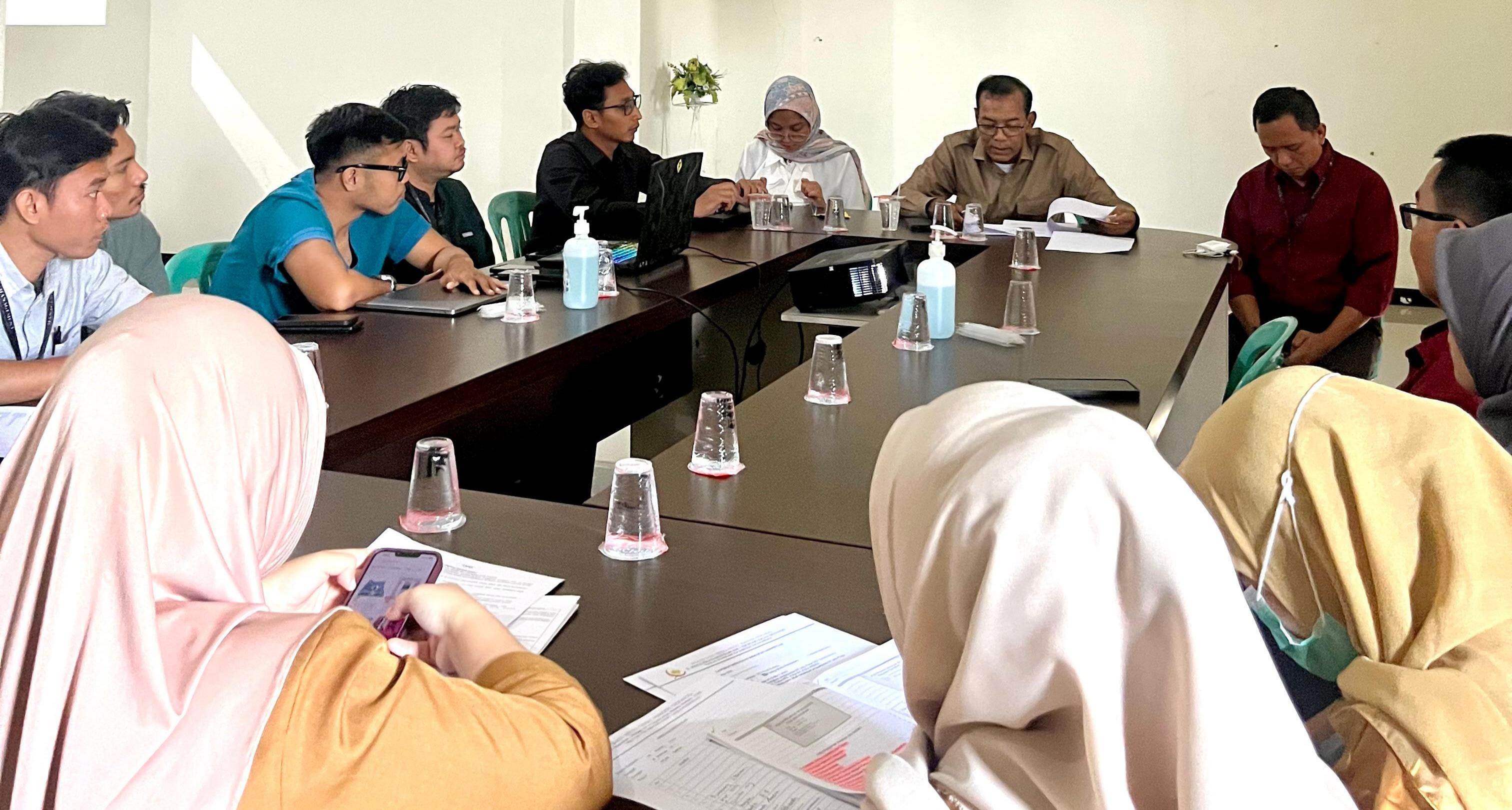 Dokumentasi Rapat Akreditasi dengan Yayasan Mitra Sehat Mandiri Sidoarjo